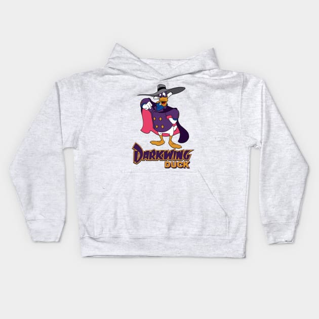 Darkwing Duck Kids Hoodie by BigOrangeShirtShop